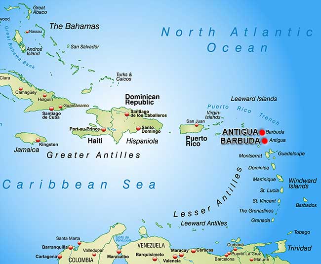 Antigua & Barbuda Air Charter Directory